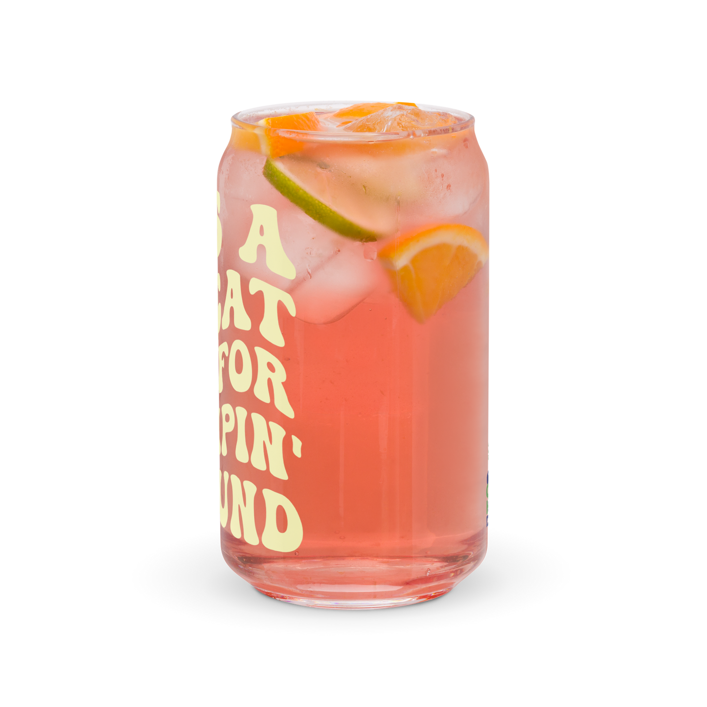 It's a Great Day for Chimpin' Around Can Glass