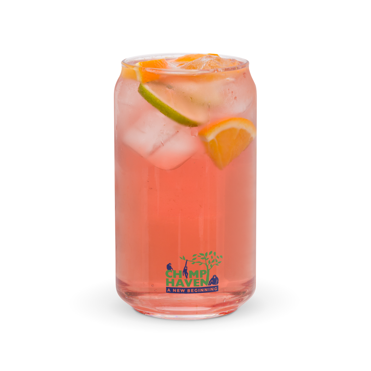 It's a Great Day for Chimpin' Around Can Glass