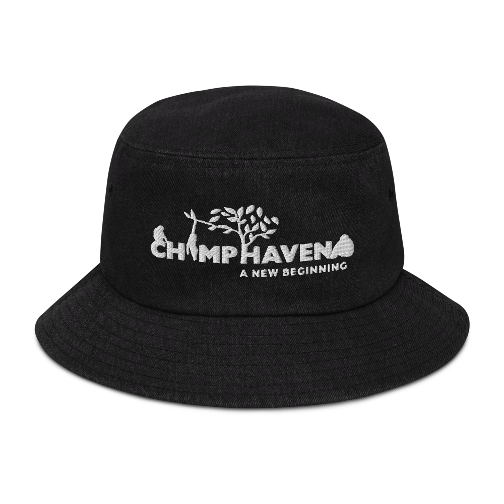 Denim Logo bucket hat