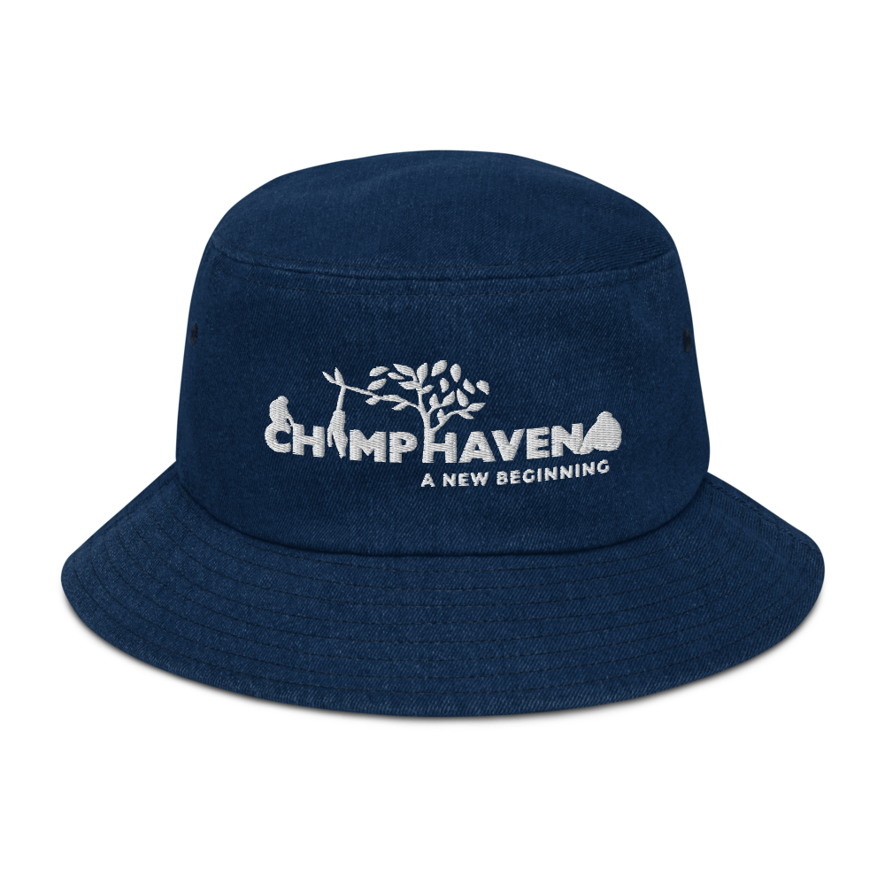 Denim Logo bucket hat
