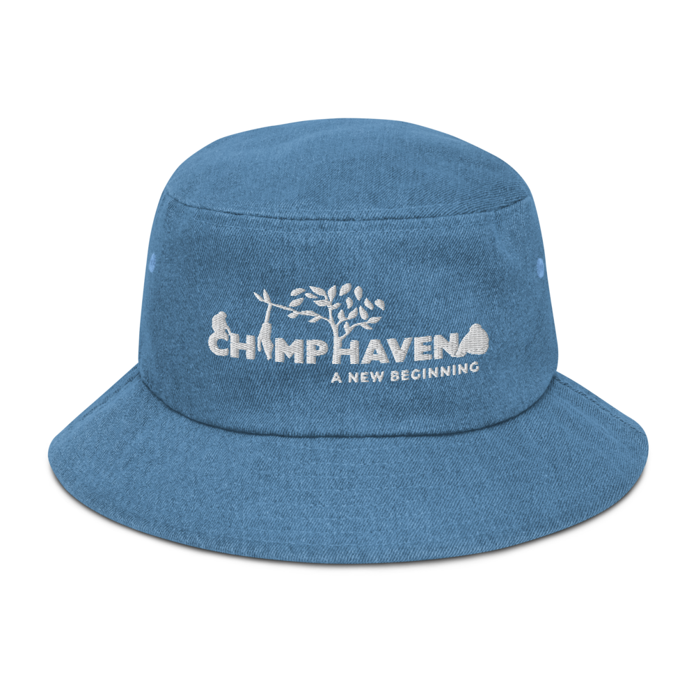 Denim Logo bucket hat
