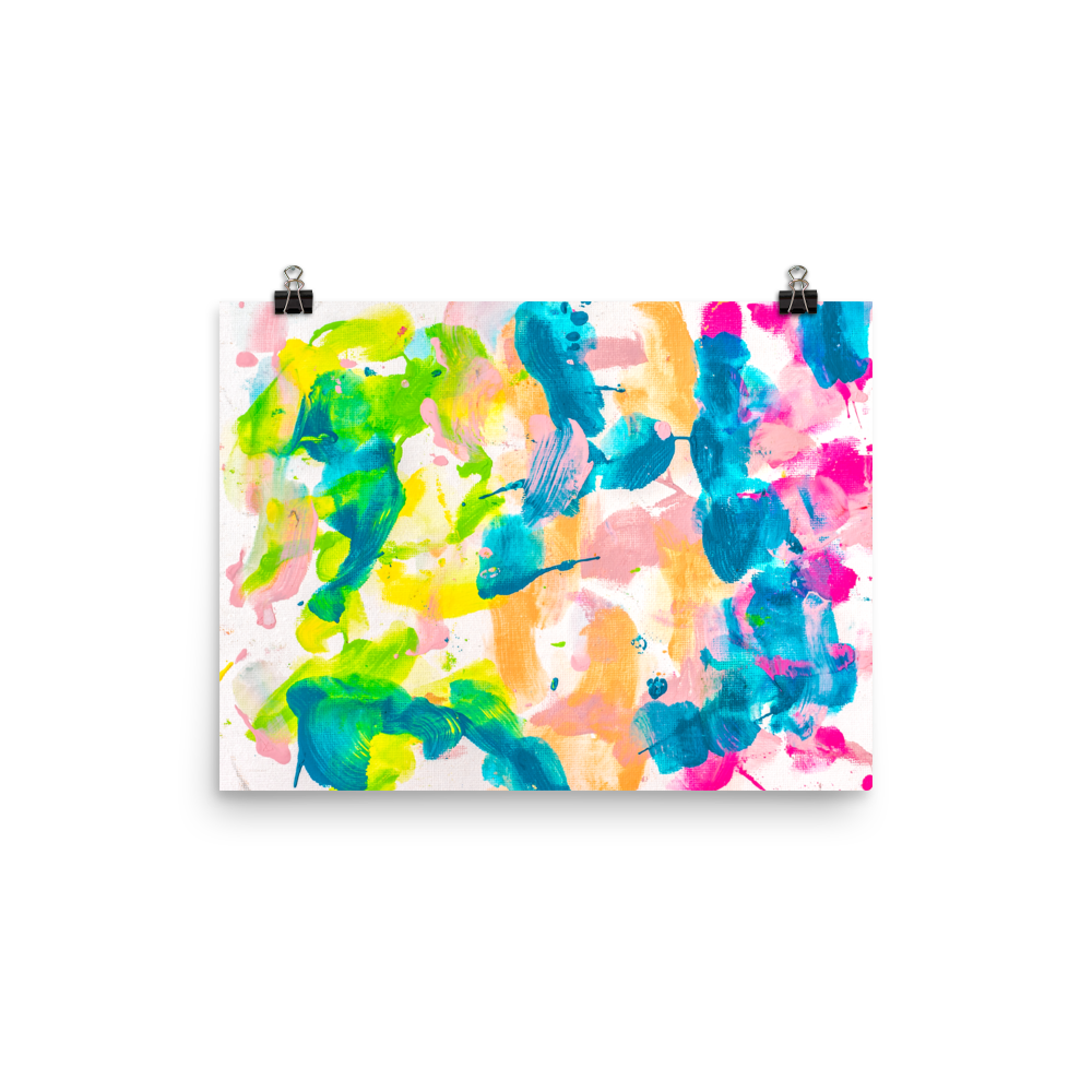 Chimp Art Poster & Artist Card- Maxi