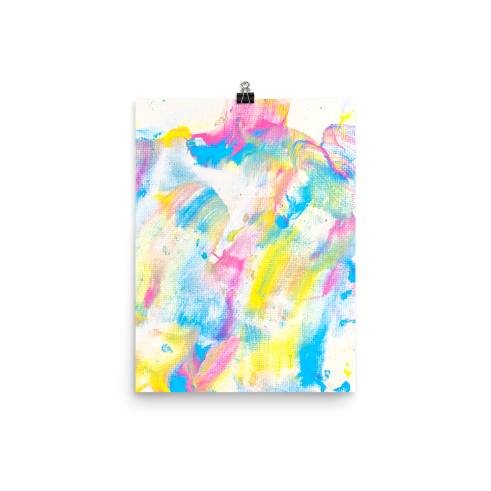Chimp Art Poster & Artist Card- Sheba