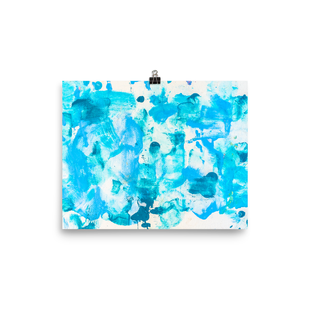 Chimp Art Poster & Artist Card- Keeli