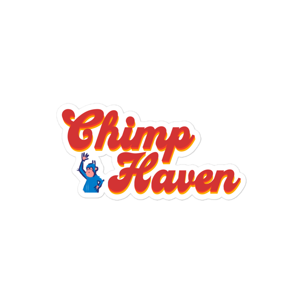 Bubble-free Red Summer Camp Sticker