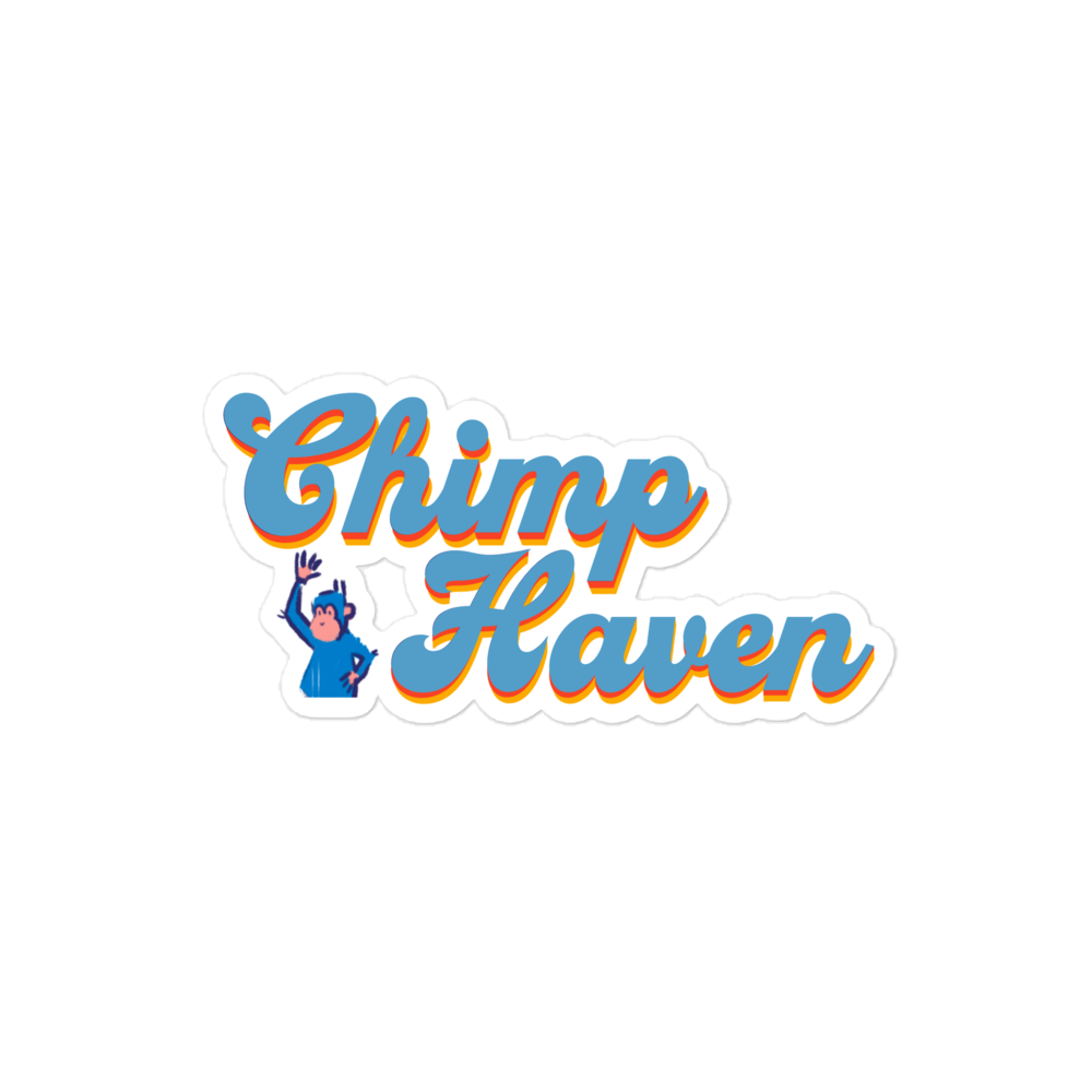 Bubble-free Blue Summer Camp Sticker