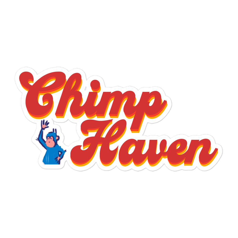 Bubble-free Red Summer Camp Sticker