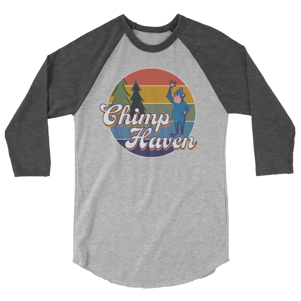 Summer Camp 3/4 sleeve raglan shirt
