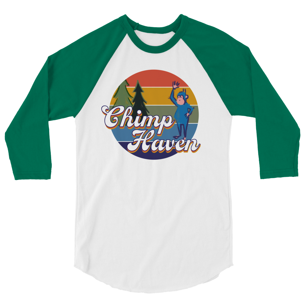 Summer Camp 3/4 sleeve raglan shirt