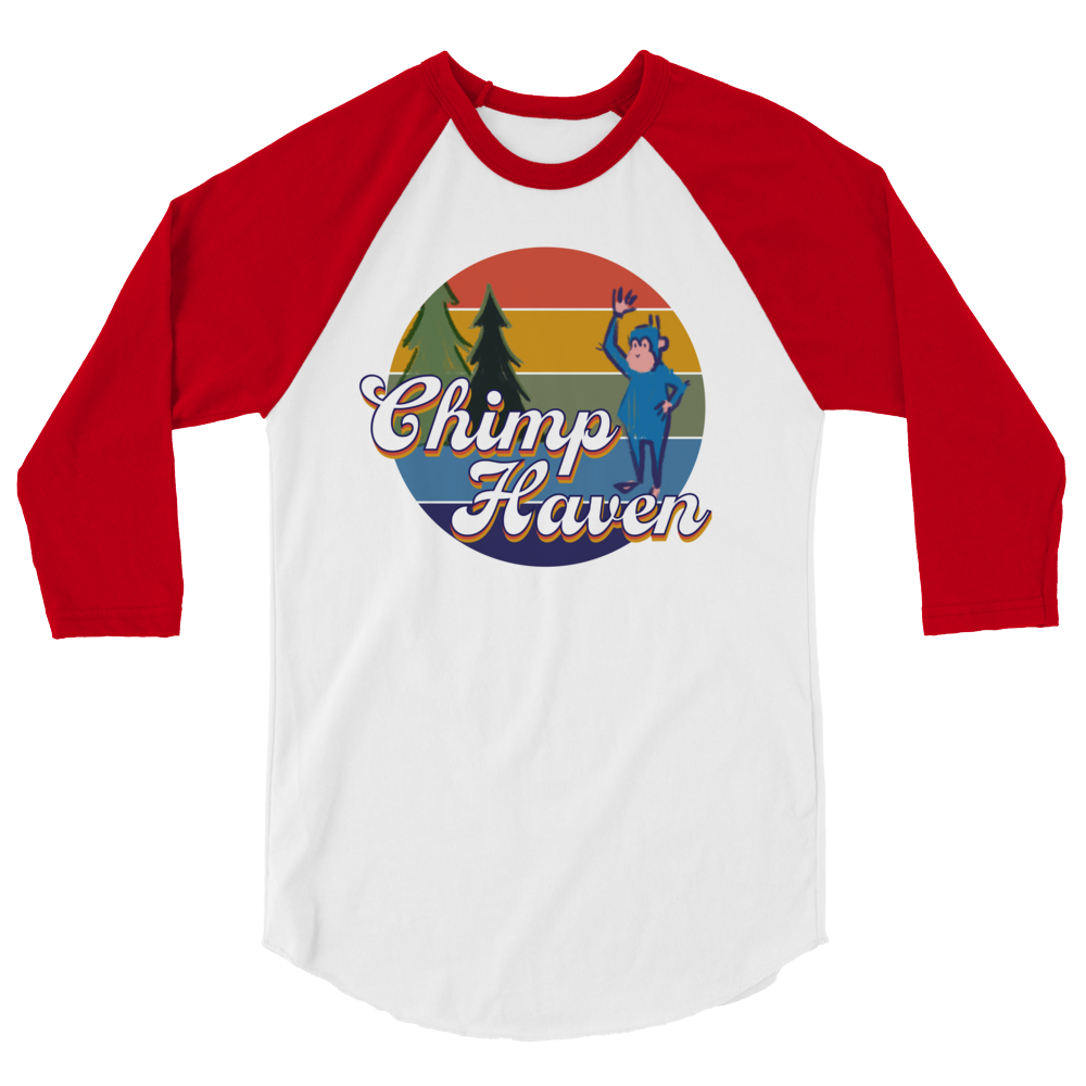 Summer Camp 3/4 sleeve raglan shirt