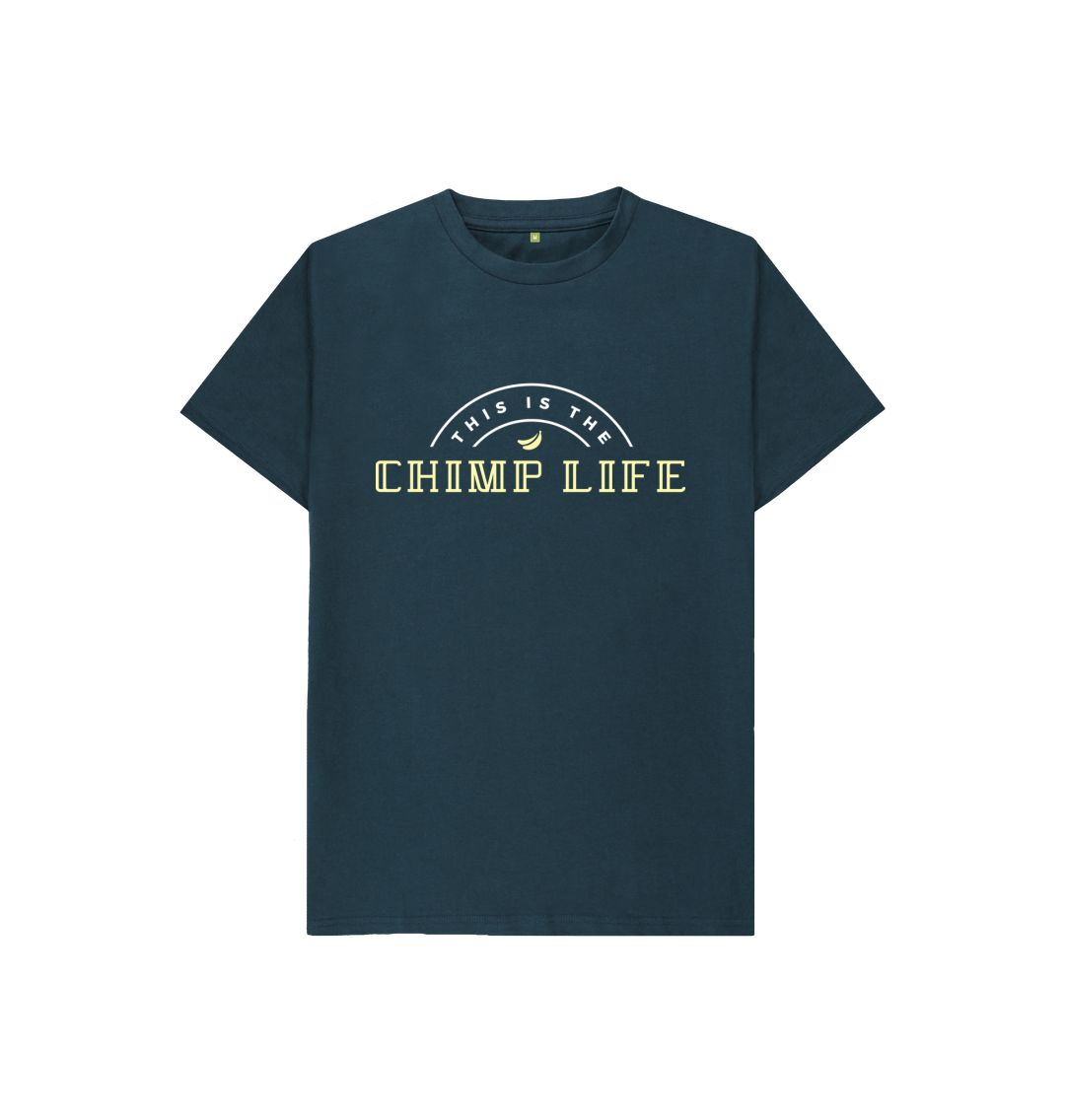 Denim Blue Youth Chimp Life Shirt