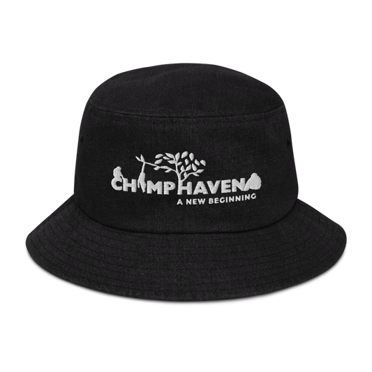Denim Logo bucket hat