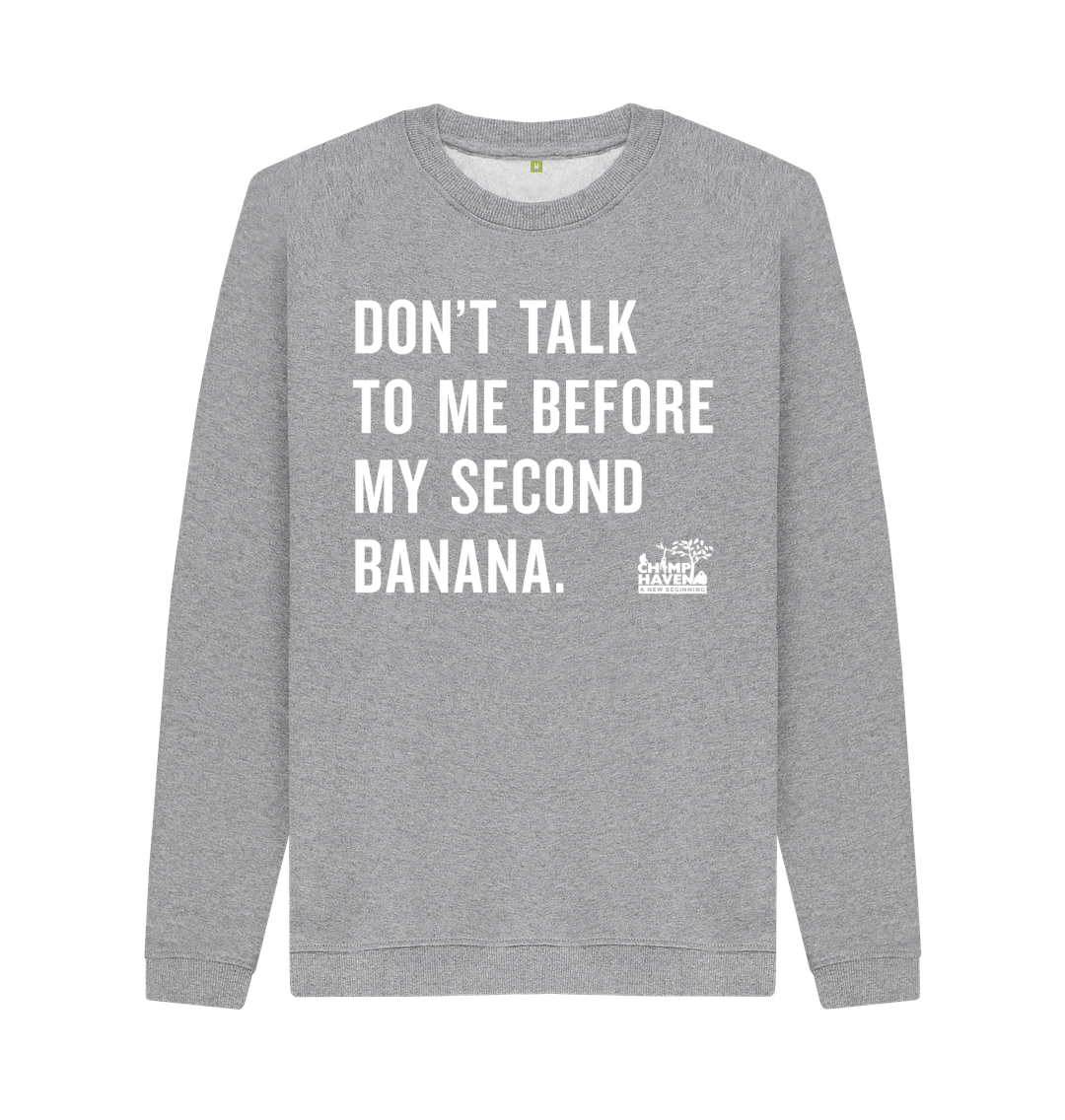Light Heather Printed Sweater Front