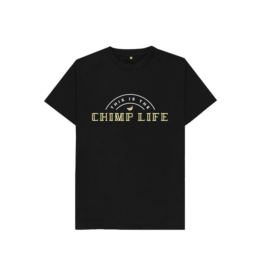Black Youth Chimp Life Shirt