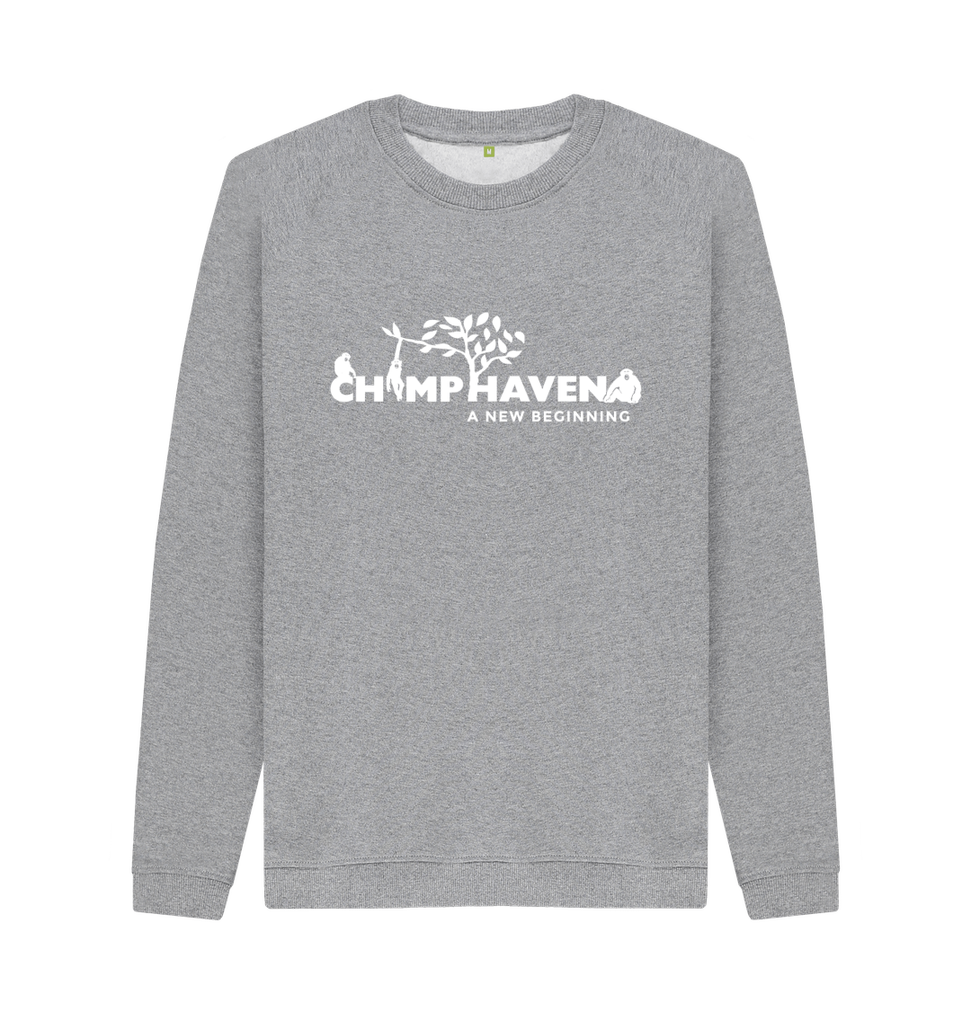 Light Heather Printed Sweater Front