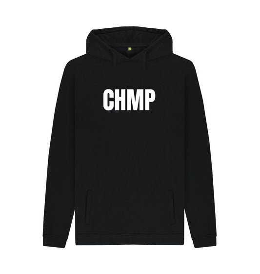 Black CHMP Black Hoodie