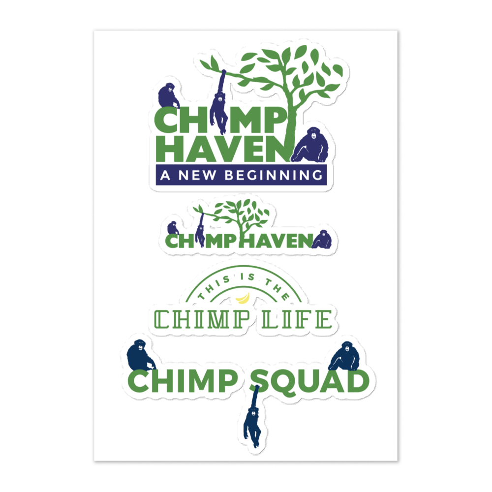Chimp Haven Sticker Sheet