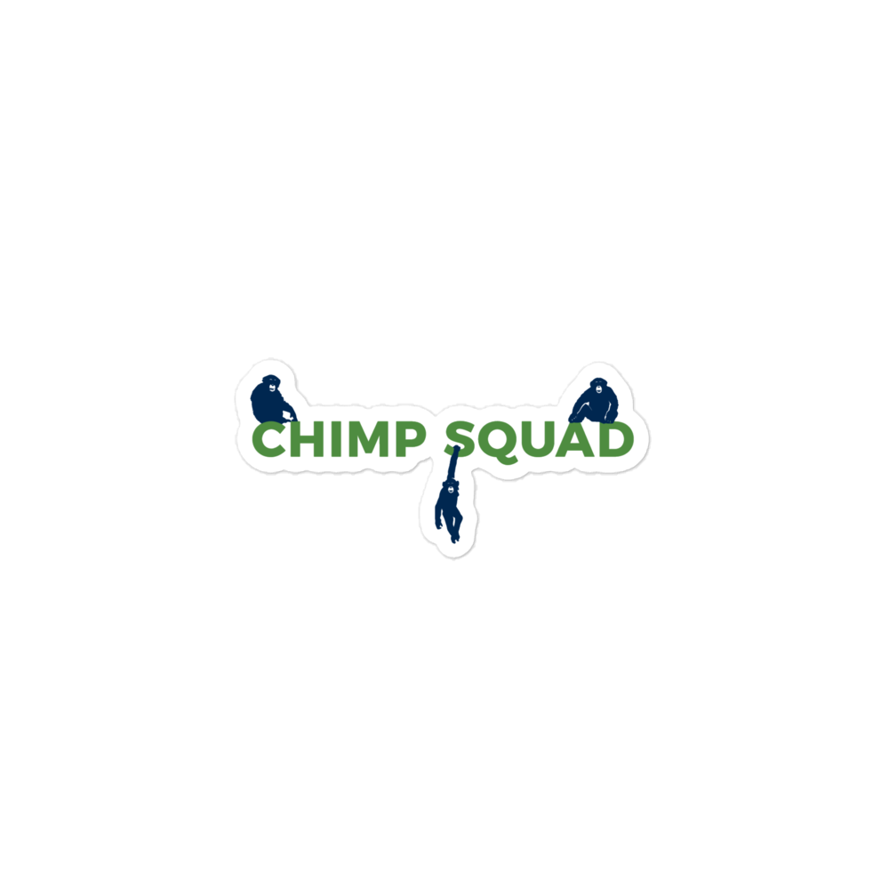 "Chimp Squad" Sticker