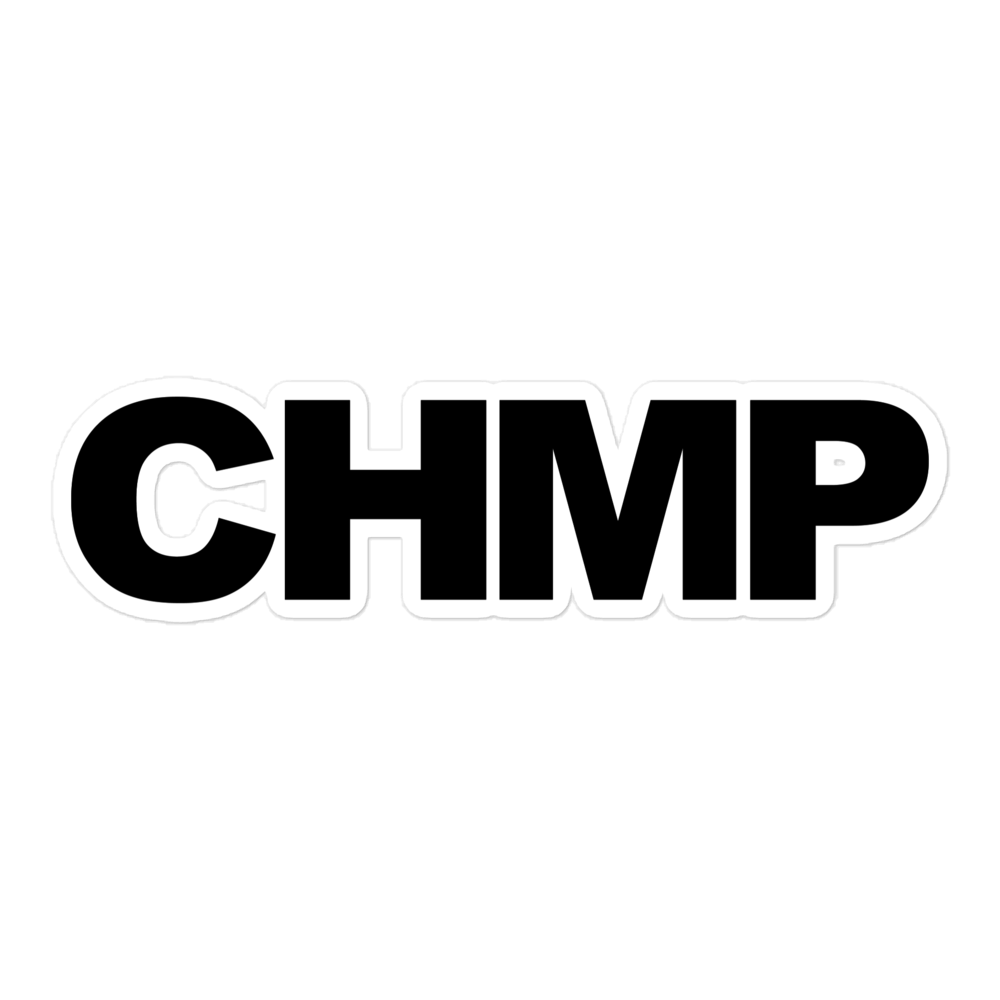 CHMP Bubble-free sticker