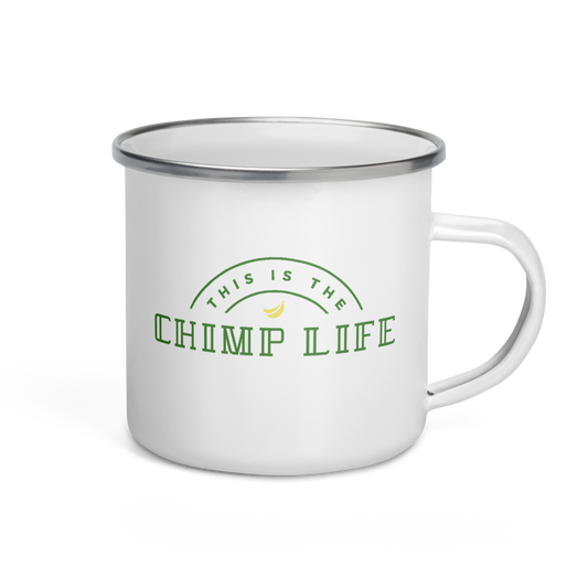 Enamel "Chimp Life" Mug