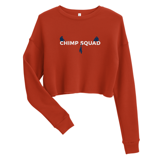 "Chimp Squad" Crop Sweatshirt