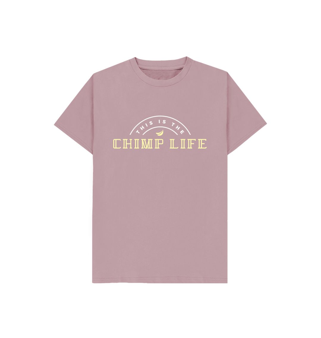 Mauve Youth Chimp Life Shirt
