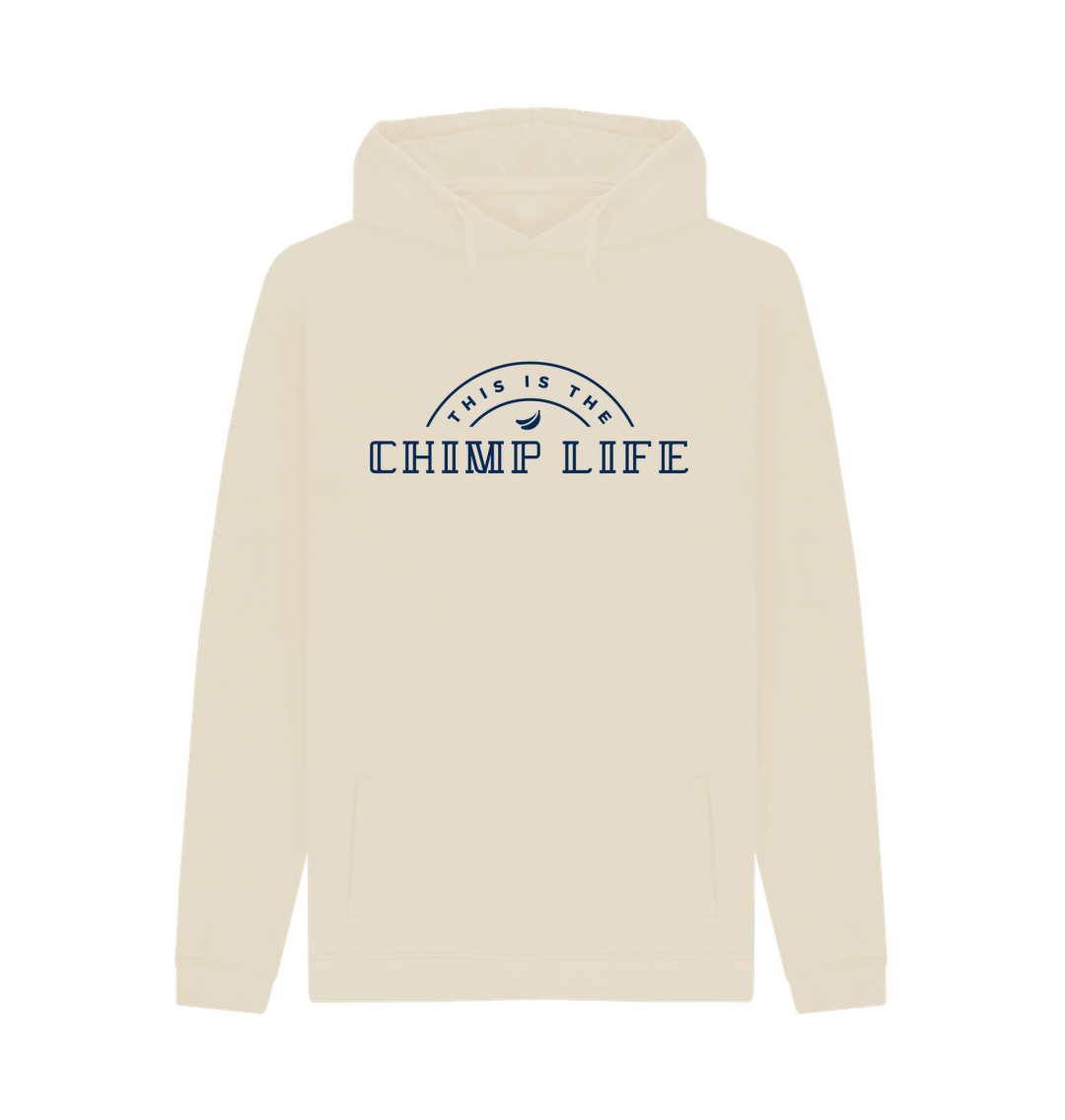 Oat Printed Hoody Front